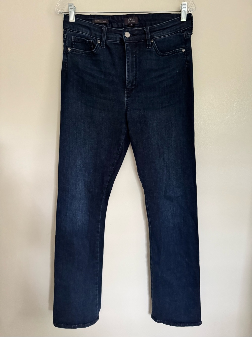 NYDJ Slim Bootcut Jeans - Womens Size 8 - Silhouette Denim Lift X Tuck Stretch